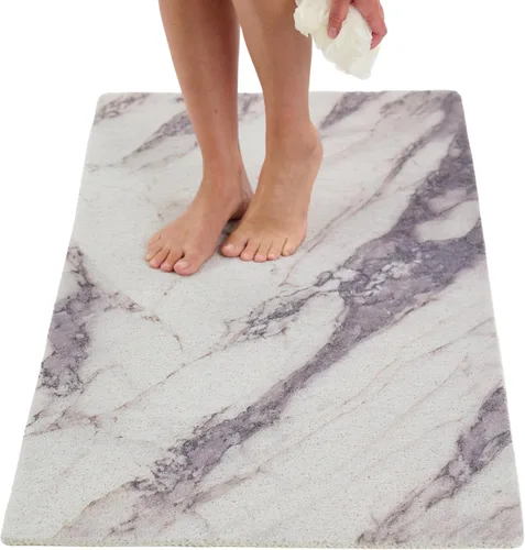 Miniatura 49 de Tapete de ducha antideslizante para bañera - Tapete de baño de lufa para baño - Tapete de baño de 40 x 16 pulgadas - Alfombra de baño antideslizante