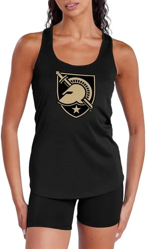 Miniatura 113 de Camiseta deportiva sin mangas oficial de NCAA Collegiate para mujer, con espalda cruzada, colección con logotipo primario