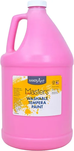 Miniatura 6 de Handy Art Little Masters - Pintura al temple lavable, turquesa, botella de 128 onzas, brillante y mezclable, alta opacidad, colores lavables