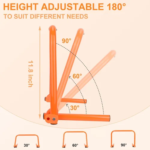 Miniatura 3 de Hikeen Agility Speed Training Hurdles, Adjustable Agility Training Hurdles for Football, Basketball, Soccer Hurdles Training Equipment Set