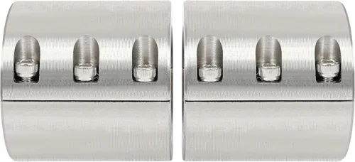 Miniatura 6 de HECASA Abrazaderas de tubo de cuello dividido de 2 pulgadas compatibles con conector de barra antivuelco UTV, abrazaderas de tubo soldables, 2 piezas