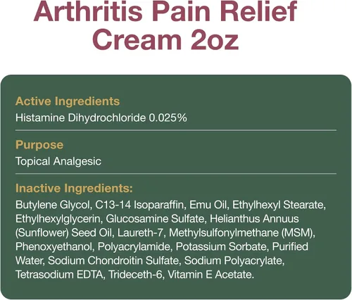 Miniatura 4 de Australian Dream Crema para aliviar el dolor de artritis, calmante y no grasosa, potente alivio del dolor tópico de la artritis, buena para dolores