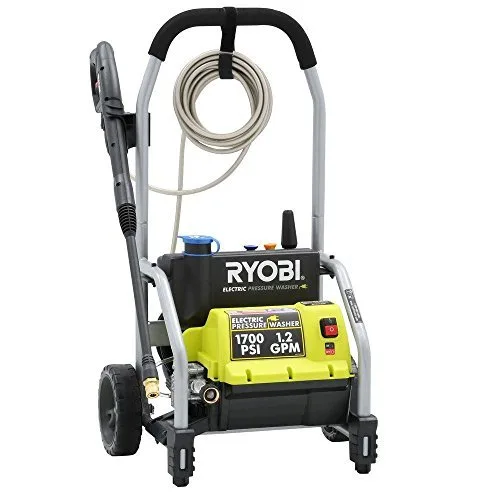 Ryobi Lavadora a presión eléctrica de 1700 PSI 1.2 GPM
