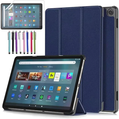 Miniatura 8 de Funda para tablet Amazon Fire Max 11 (13ª generación, lanzada en 2023) – Funda ligera con triple soporte, magnética, función de encendido y apagado
