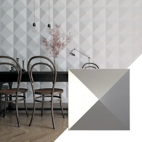 Miniatura 24 de Ekena Millwork 11 7/8 pulgadas de ancho x 11 7/8 pulgadas de alto Sellek EnduraWall Decorativo Panel de pared 3D, dorado