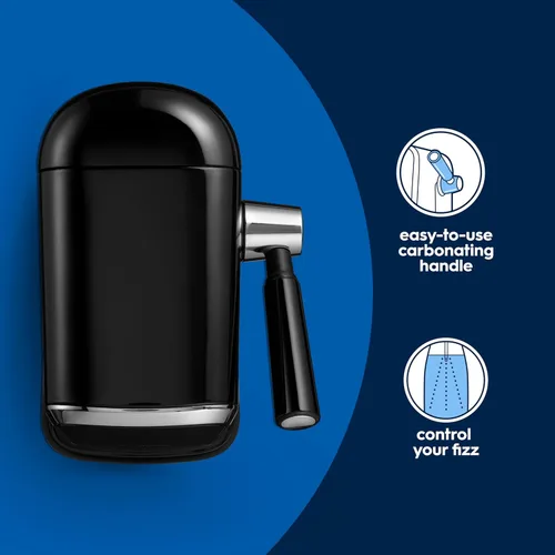 Miniatura 6 de SodaStream - Máquina de agua con gas ART PAQUETE DE VALOR Sistema de CO2 CQC Incluye 2 cilindros de CO2, 2 botellas de 32 onzas líquidas aptas