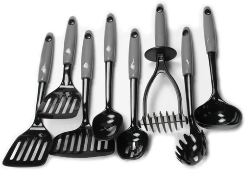 Miniatura 4 de Chef Craft Select - Espátula corta de nailon, 10.5 pulgadas, color gris