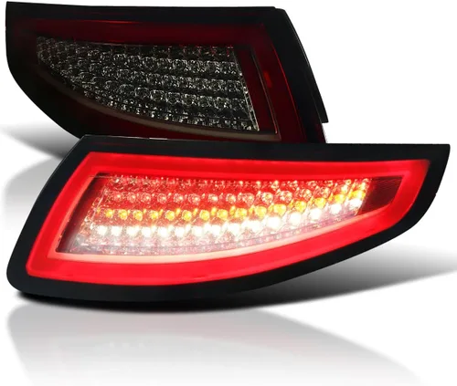 Miniatura 10 de Spec-D Tuning Luces traseras LED cromadas compatibles con Porsche 911 997 Carrera/Carrera 4 / Carrera S/Carrera 4S / Targa 4 / Targa 4 / Targa 4S
