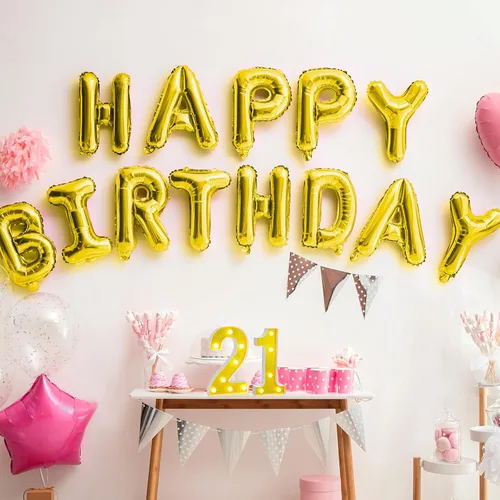 Miniatura 6 de Treela Números LED de 22 cm de cumpleaños decorativos iluminados, letrero de números de marquesina de purpurina para decoraciones de fiesta