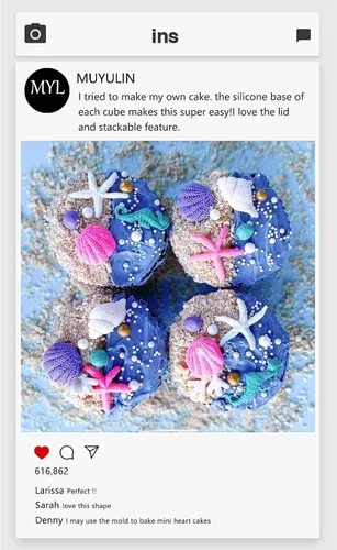 Miniatura 5 de Molde de silicona para fondant de concha, 3 paquetes de moldes grandes para hornear chocolate para decoración de pasteles temáticos marinos, adornos