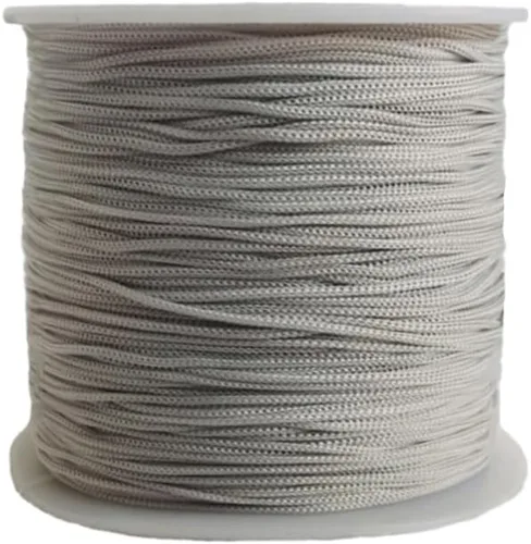 Miniatura 21 de Cordón de nailon trenzado de 150 yardas de 0.020 in, cuerda de hilo de nailon trenzado para pulseras de nudos chinos, collares, macramé, joyería