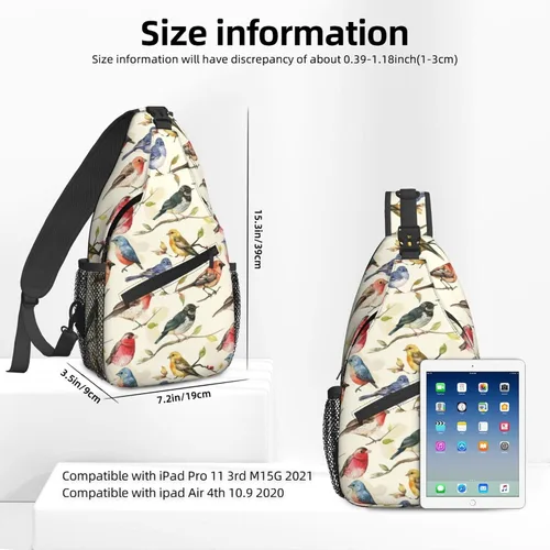 Miniatura 2 de Famame Mochila bandolera para el pecho, bolsa de hombro cruzada, gimnasio, ciclismo, viajes, senderismo, Varios