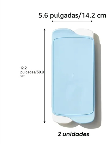Miniatura 2 de OXO Good Grips - Bandeja para cubitos de hielo, 2 unidades, color blanco