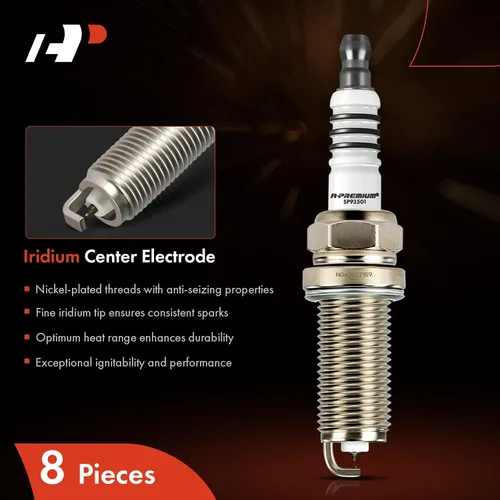 Miniatura 3 de A-Premium Bujías de Iridio Platino (Paquete de 8) Compatibles con Nissan TITAN 2017-2020, TITAN XD 2016-2020, Armada 2017-2020, NV2500 2018-2020
