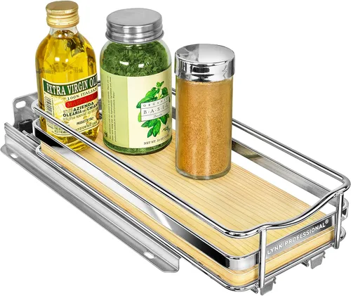 Miniatura 15 de LYNK PROFESSIONAL® Élite™ Organizador de especieros extraíble para el interior de armarios de cocina - 6-3/8 pulgadas de ancho - Cajón deslizante