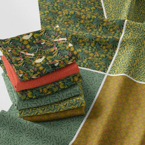 Miniatura 107 de Paquete de tela de algodón de color sólido, 50 cuadrados precortados (8 x 8 x 8 pulgadas), 100% algodón, 120 GSM, fabricado en Türkiye