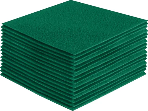 Miniatura 74 de FabricLA Hojas de fieltro acrílico para manualidades, cuadrados de fieltro precortados suaves de 4 x 4 pulgadas (3.9 in x 3.9 in), utiliza hojas