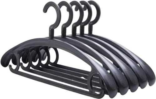 Miniatura 3 de Paquete de 10 perchas resistentes con capacidad de carga de 25 libras, colgador giratorio para ropa para trajes, perchas de hombro ancho
