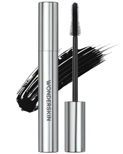 Wonderskin Máscara de pestañas negra para volumen, longitud y rizo, alargamiento, voluminización y maquillaje de pestañas a prueba de manchas
