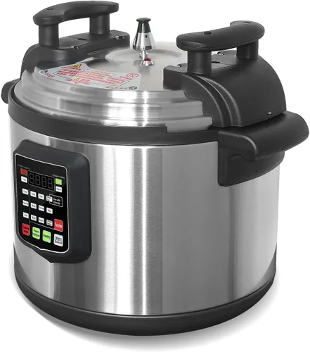 Miniatura 5 de Kolice - Olla a presión eléctrica comercial de 220 voltios, olla a presión de 15 L, olla a presión con olla interior antiadherente, 15 L