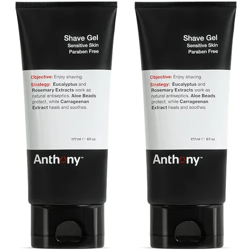 Miniatura 7 de Anthony Gel de afeitado para pieles sensibles, crema de afeitar calmante y sin espuma para hombres y mujeres. Con cuentas de aloe vera, extracto