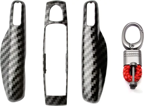 Miniatura 9 de Xotic Tech - Carcasa rígida de ABS con llavero, compatible con Porsche Cayenne, Panamera, Boxster, Cayman Carrera 918 Spyder Macan, llave