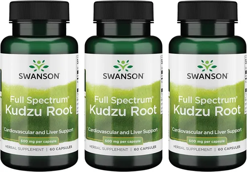 Miniatura 9 de Swanson Full Spectrum Kudzu Root – Suplemento de hierbas que apoya la salud del corazón y la salud del hígado – Puede apoyar la presión arterial