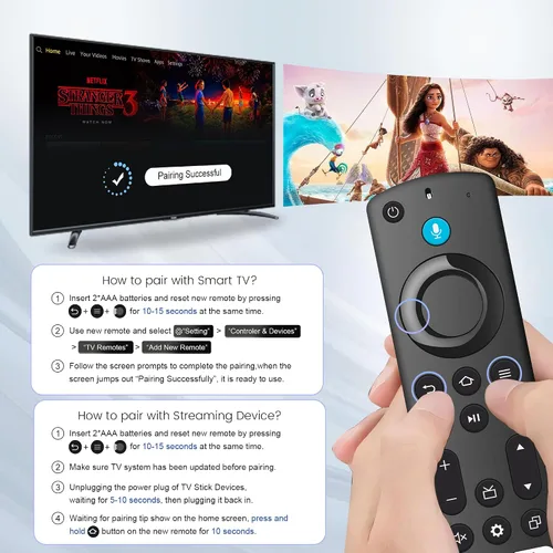 Miniatura 6 de Control remoto de TV de repuesto compatible con Smart Fire Smart TV Stick Lite, para Firestick (4K/2ª generación/3ª generación/4K Max)
