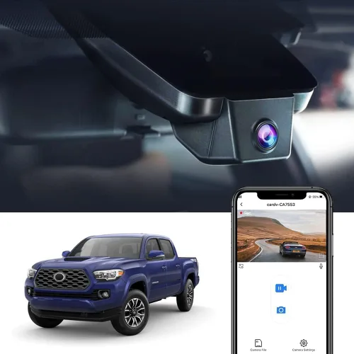 Miniatura 9 de Fitcamx Cámara de Tablero Delantera 2K y Trasera 1080P se Adapta para Toyota Tacoma 2018 2019 2020 2021 2022 2023 Limited SR5 SR TRD Sport Off-Road