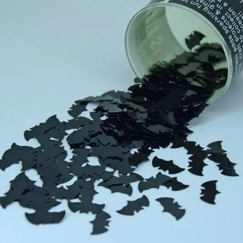 Miniatura 5 de Bate de confeti 1/8" negro - paquete al por menor #9718 QS0