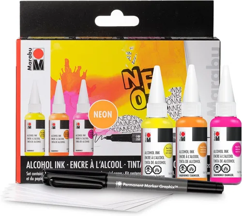 Miniatura 7 de Marabu Juego de tinta de alcohol, 0.7 fl oz, juego submarino