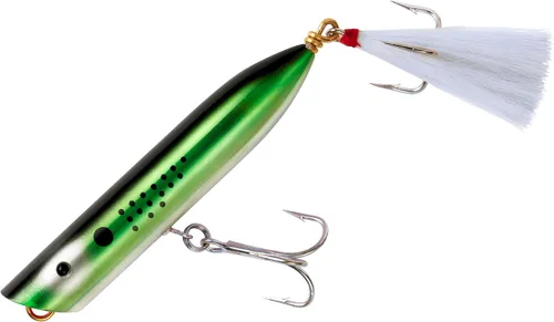 Miniatura 18 de Creek Chub Striper Strike - Señuelo de pesca de fundición larga de hundimiento lento, grado de agua salada Silver Flash