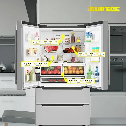 Miniatura 4 de Paquete de 2 tableros de luz LED WR55X26671 PS11767930 AP6035586 compatibles con refrigerador GE, repuesto 4468532 EAP11767930 LED3344588