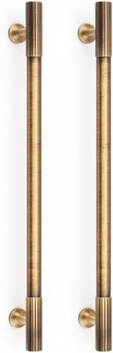 Miniatura 26 de RZDEAL - 4 tiradores dorados de gabinete de latón macizo, centros de agujeros de 3 pulgadas, para manijas de gabinete de cocina, cajón, baño