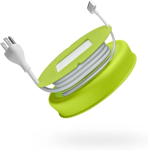 Miniatura 2 de Quirky Powercurl V2 POP - Organizador de cables de 60 W, color verde (PPRCP-60GN)