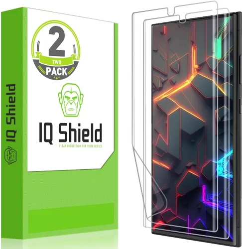 Miniatura 16 de IQShield Paquete de 2 protectores de pantalla para Samsung Galaxy S22, fácil instalación, antiarañazos, antiburbujas, película de TPU transparente