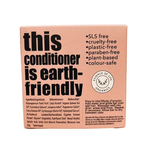Miniatura 2 de Essence of Life Acondicionador sólido vegano sin residuos (para cabello seco/dañado)