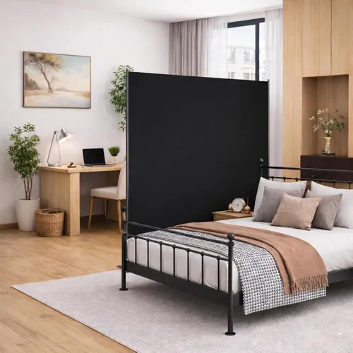 Miniatura 3 de Divisor de habitación plegable para interiores de 1 panel de 6 pies de alto, pantalla de privacidad portátil, separador de partición independiente
