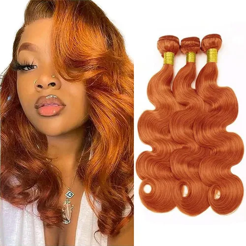 Miniatura 178 de Color 30 paquetes de cabello humano marrón onda del cuerpo paquetes 8 10 12 pulgadas brasileño virgen Remy extensiones de cabello humano doble trama