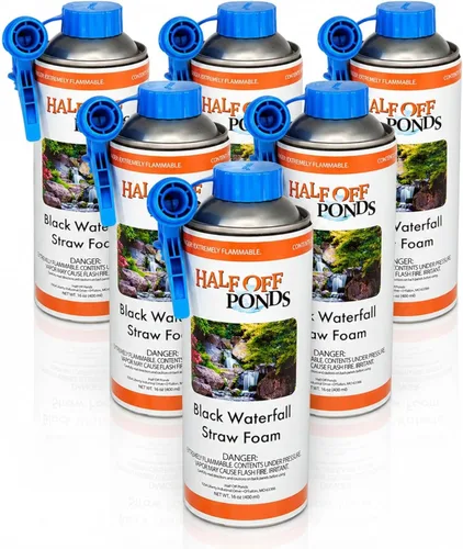 Miniatura 15 de Half Off Ponds Limpiador de pistola de espuma en cascada, disolvente en aerosol de 20 onzas para espuma expansiva y adhesivo sin curar, limpiador