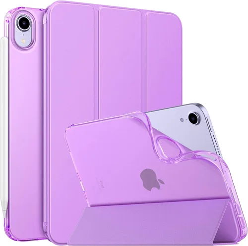 Miniatura 36 de MoKo Funda para el nuevo iPad mini 7 (A17 Pro) 2024, Funda para iPad mini de 6ª generación 2021 (21,08 cm), Funda para iPad mini 6, Funda trasera