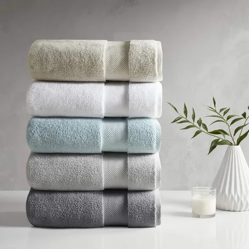 Miniatura 5 de Madison Park Signature Splendor - Juego de toallas de baño de lujo 100% algodón, suave, felpa de 1000 GSM, pesadas, calidad de hotel, cero torsión