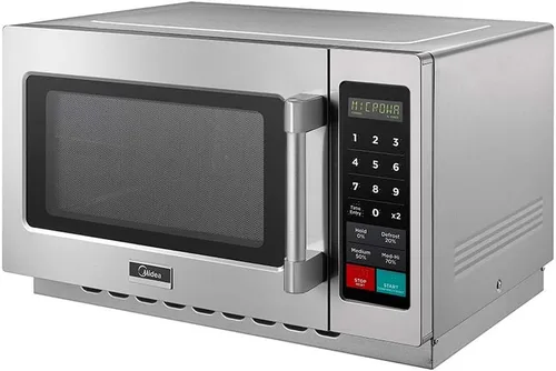 Miniatura 6 de Midea Equipment 1034N1A Horno microondas comercial de encimera con control táctil, 1000W, de acero inoxidable, 1.2 pies cúbicos