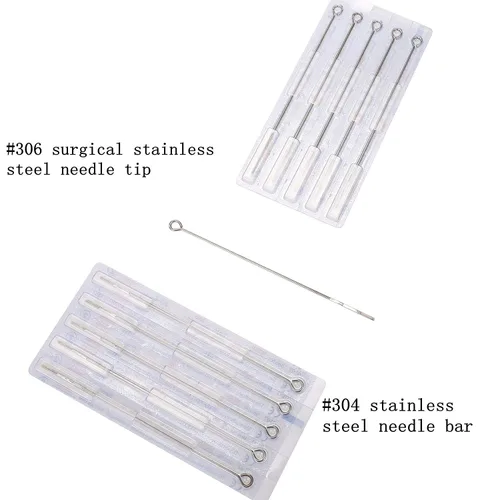 Miniatura 4 de DOWEI - Juego de agujas de tatuaje, 100 agujas desechables para tatuaje, tamaño redondo Liner 3RL 5RL 7RL 9RL Round Shader 3RS 5RS 7RS 9RS, 5M1 7M1