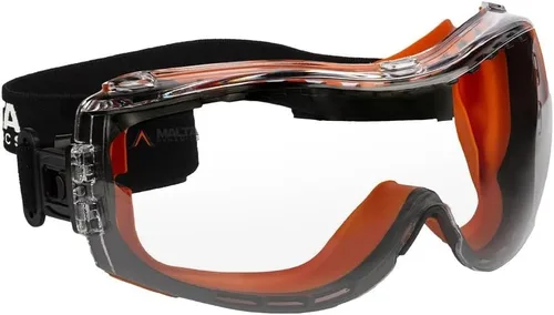 Miniatura 7 de Malta Dynamics APEX - Gafas de seguridad ANSI Z87 resistentes a la niebla para construcción, gafas protectoras antiarañazos Teñido