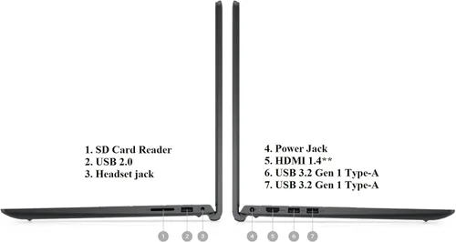 Miniatura 3 de Laptop Dell Inspiron 15 Business 2024, pantalla FHD de 15.6 pulgadas, AMD Ryzen 5 5500U (6 núcleos), 16 GB de RAM, 512 GB SSD, gráficos AMD Radeon