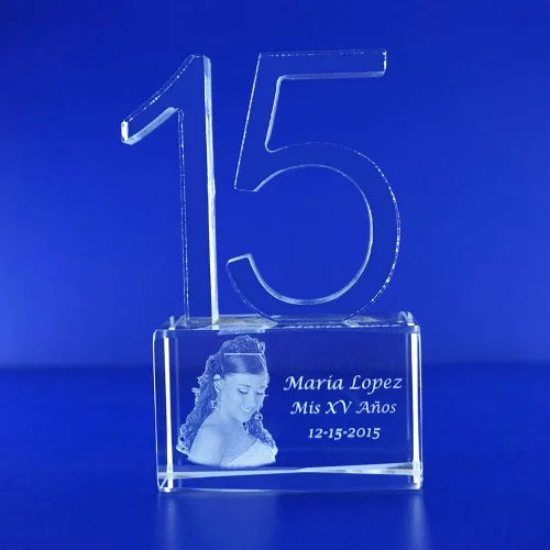Personalizar Grabado Láser Grabado Dulce 15 Quinceañera Mis Membrillo Años Mis XV Años Mis 15 Años TH148 (1)