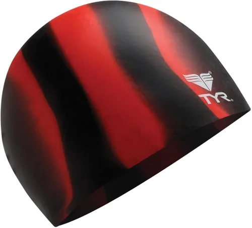 Miniatura 4 de TYR Gorro de natación para adultos de silicona multicolor Verde