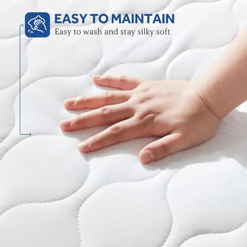 Miniatura 7 de Sealy Almohadilla de colchón con calefacción tamaño California King, calentador de cama eléctrico acolchado de lujo con doble controlador, 10
