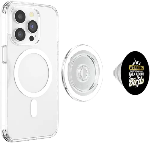 Miniatura 4 de Warning May Spontaneously Talk About Birds Vogel Tier Vögel PopSockets MagSafe PopGrip for iPhone